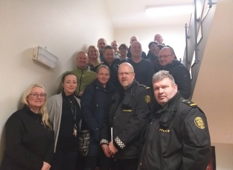 Verkefninu ýtt úr vör, fulltrúar Lögreglu og félagsmálayfirvalda