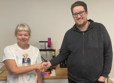 3d prentari kominn í Blönduskóla