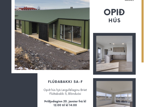 Opið hús hjá Leigufélaginu Bríet - Flúðabakki, Blönduósi