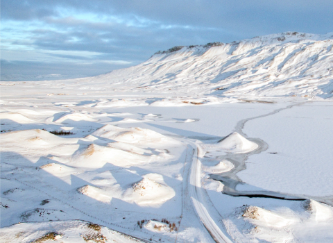 Vatnsdalshólar. Ljósmynd: Róbert Daníel Jónsson