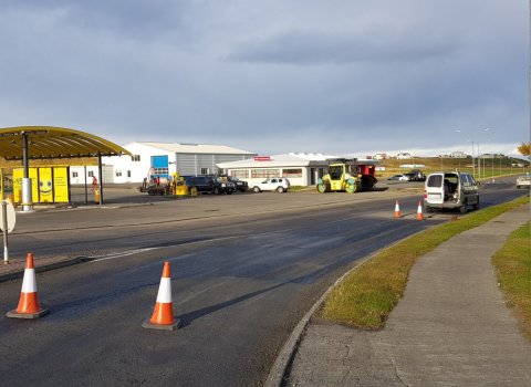 Malbikun á Hnjúkabyggð og Aðalgötu