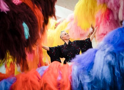 Myndlistasýning í Hrútey