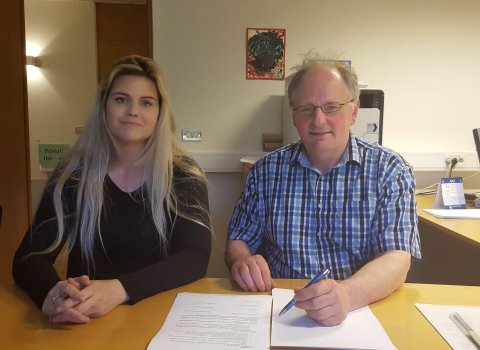 Ragnhildur Haraldsdóttir og Jón Gíslason