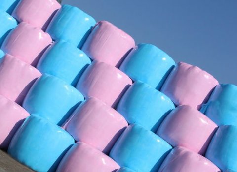 Söfnun á rúlluplasti í Húnavatnshreppi