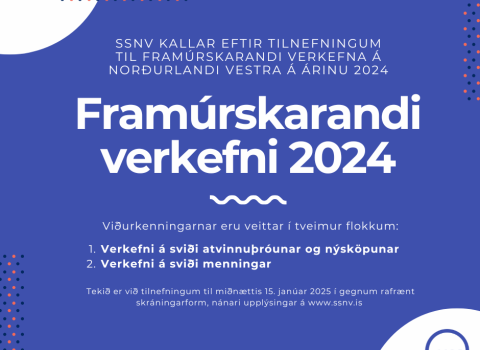 Framúrskarandi verkefni 2024 á Norðurlandi vestra