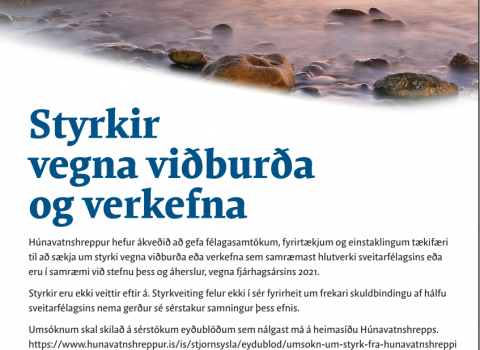 Styrkir vegna viðburða og verkefna