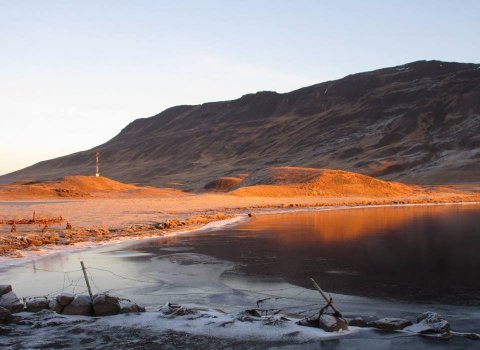 Við Vatnsdalshóla. Mynd: Hólmfríður Dóra Sigurðardóttir